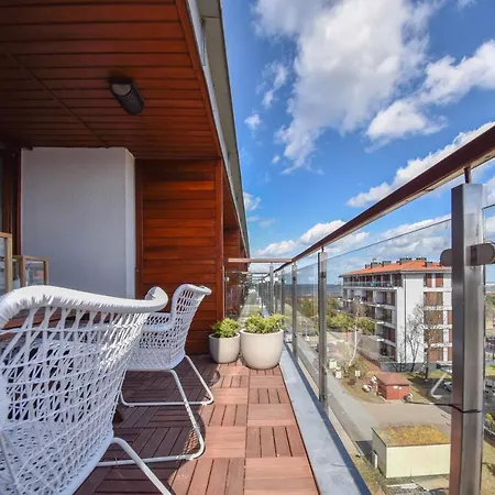 Dwupoziomowy Z Widokiem Na Morze Apartment