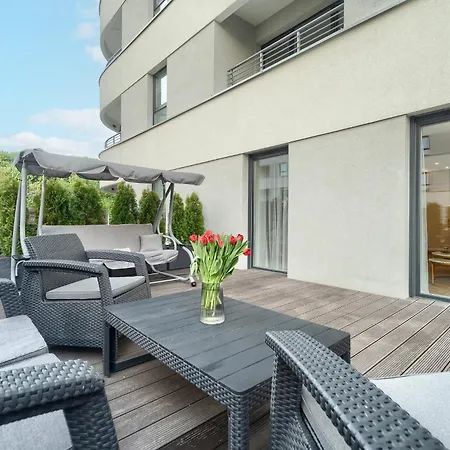 Apartment Ostsee Suntowers Taras Swinoujscie