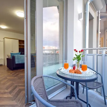 Blue Rose Mit Balkon Auf Usedom Apartment Swinoujscie
